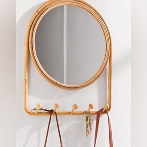 Urban Outfitters Ramis Storage Mirror Multi-Hook
